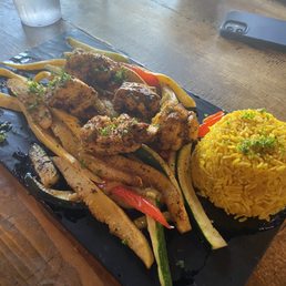 Chicken Kabob Over Rice