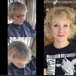 Verde Salon - 1 star reviewer-before and after