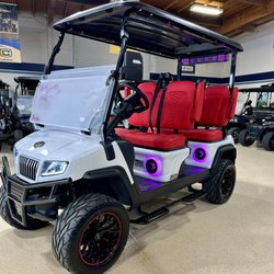Golf Carts and More - 2025 MAVERICK 4 PLUS W/CUSTOM UPHOLSTERY
