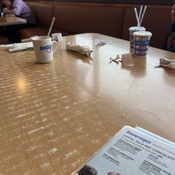 IHOP - Table with no food.