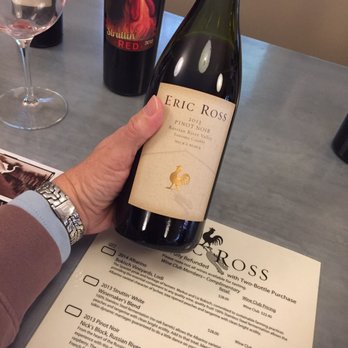 Eric Ross Winery - Their Pinot Noir...a must! - Wineries Near Me - Glen Ellen, California