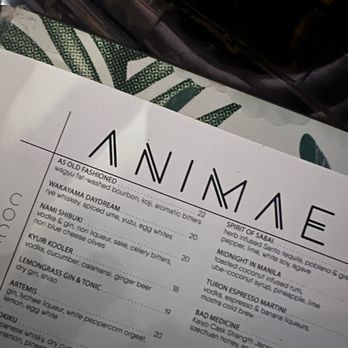 Animae - The description - Asian Fusion Near Me - San Diego, California