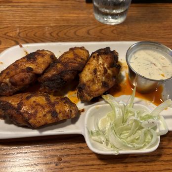 Present Company Public House - Nashville hot wings. I forgot to take a pic before I started eating, so not the whole order. - Pubs Near Me - Washington, DC, District of Columbia Present Company Public House - Nashville hot wings. I forgot to take a pic before I started eating, so not the whole order. - Pubs Near Me - Washington, DC, District of Columbia