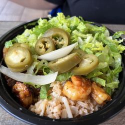Benny's Tacos & Rotisserie Chicken - Culver City - Grilled Shrimp Burrito Bowl