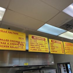 Chicken Latino - Menu as of 8/27/2022