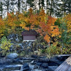 Sleep's Cabins - View from the dock