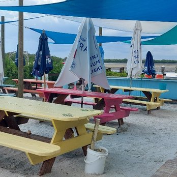 Crabby Lady - Outdoor picnic seating - Seafood Near Me - Goodland, Florida Crabby Lady - Outdoor picnic seating - Seafood Near Me - Goodland, Florida