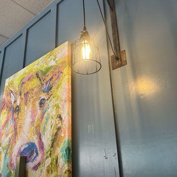 First Watch - Light fixtures and painting are so cool! - Breakfast & Brunch Near Me - Houston, Texas