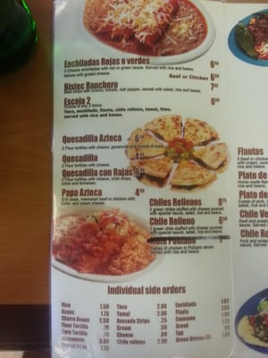 Menu photo 5 Servicio Azteca Clovis, NM