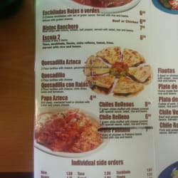 Servicio Azteca - Menu 1