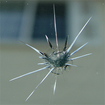 Glasstastic - This is one of the toughest chip repairs a glass guy will do! The small fractures from the impact never disappear. - Windows Installation Near Me - Otsego, Minnesota