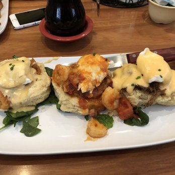 Ruby Slipper Marigny - Trifecta (fried chicken, shrimp, pulled pork) - Breakfast & Brunch Near Me - New Orleans, Louisiana Ruby Slipper Marigny - Trifecta (fried chicken, shrimp, pulled pork) - Breakfast & Brunch Near Me - New Orleans, Louisiana