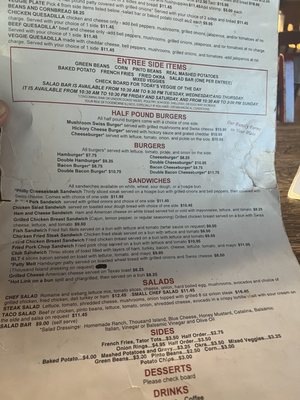 Menu photo 4 Libby's Cafe Goldsby, OK