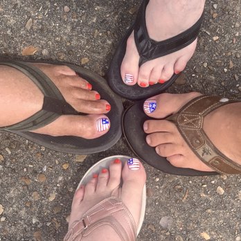 VIP Nails Spa - Our finished patriotic toes! - Nail Salons Near Me - Bay City, Texas VIP Nails Spa - Our finished patriotic toes! - Nail Salons Near Me - Bay City, Texas
