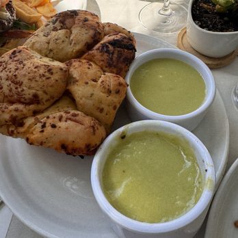 Ponte Winery - Homemade Bread Loaf made daily with Scallion oil for dipping - Wineries Near Me - Temecula, California Ponte Winery - Homemade Bread Loaf made daily with Scallion oil for dipping - Wineries Near Me - Temecula, California