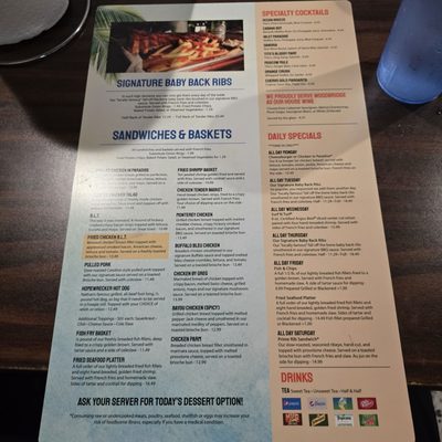 Menu photo 1 Greg's Cabana Bar & Grill Murrells Inlet, SC Menu photo 1 Greg's Cabana Bar & Grill Murrells Inlet, SC