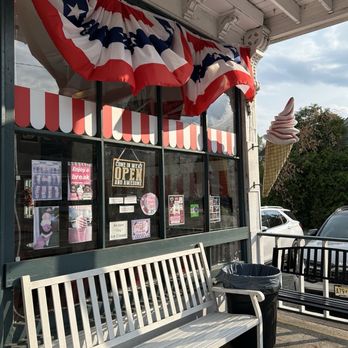 Taylor's Ice Cream Parlor - Fun sitting outside! - Ice Cream & Frozen Yogurt Near Me - Chester, New Jersey Taylor's Ice Cream Parlor - Fun sitting outside! - Ice Cream & Frozen Yogurt Near Me - Chester, New Jersey
