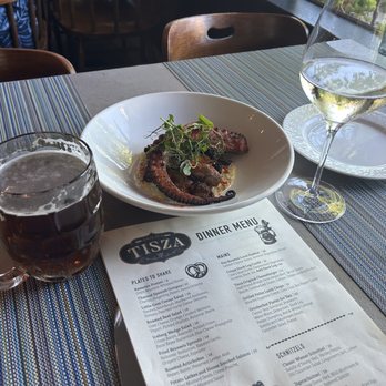 Tisza Bistro - Table with a view of the street... - Modern European Near Me - Healdsburg, California Tisza Bistro - Table with a view of the street... - Modern European Near Me - Healdsburg, California