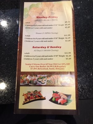 Menu photo 1 Super 6 Buffet Missouri City, TX