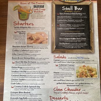 Crabby's Oceanside - Seafood Near Me - Daytona Beach, Florida