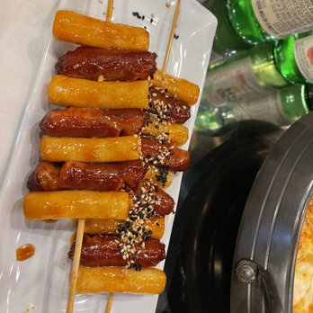 Nolza - Rice cake and sausage skewers - Pubs Near Me - Buena Park, California