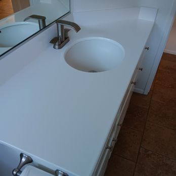 Tub Pros Reglazing - Cultured marble refinished in white. - Refinishing Services Near Me - Riverside, California Tub Pros Reglazing - Cultured marble refinished in white. - Refinishing Services Near Me - Riverside, California