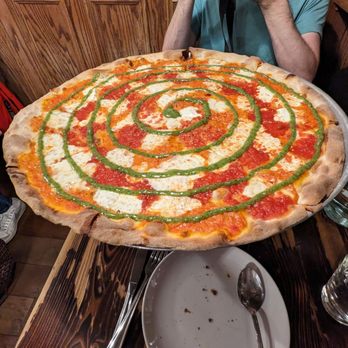 Rubirosa - Tie Large Tie-Dye Pizza - Italian Near Me - New York, New York