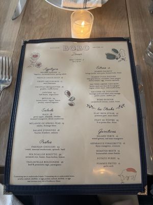 Menu photo 4 BOBO New York, NY