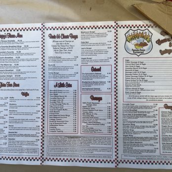 Stacks On Route 66 - Menu, for the size and taste price is great - American Near Me - Glendora, California