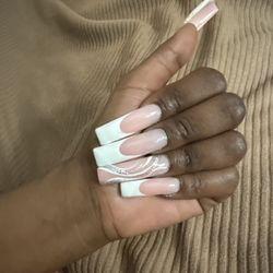 J Nails & Spa - Still kind of chunky nails.