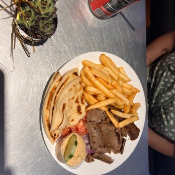 Mika's Greek - The fries were good! Those were super fresh and hot - Mediterranean Near Me - Phoenix, Arizona