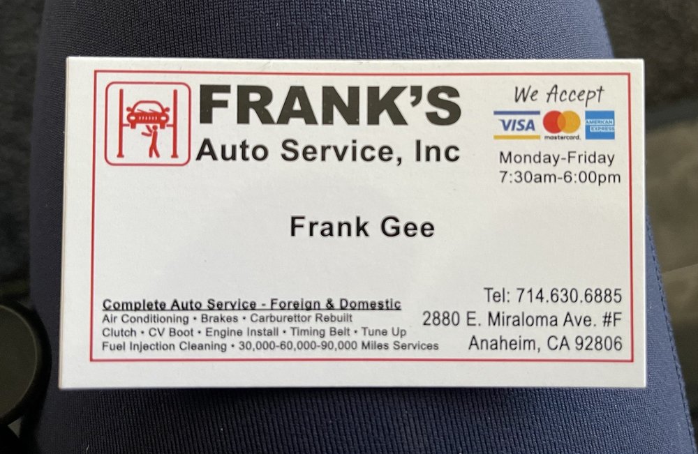 Frank's Auto Service photo 4