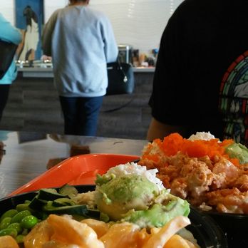 Poke n Salad - I had white rice, shrimp, edamame, cucumber salad, avocado and crab meat! - Poke Near Me - Temecula, California Poke n Salad - I had white rice, shrimp, edamame, cucumber salad, avocado and crab meat! - Poke Near Me - Temecula, California