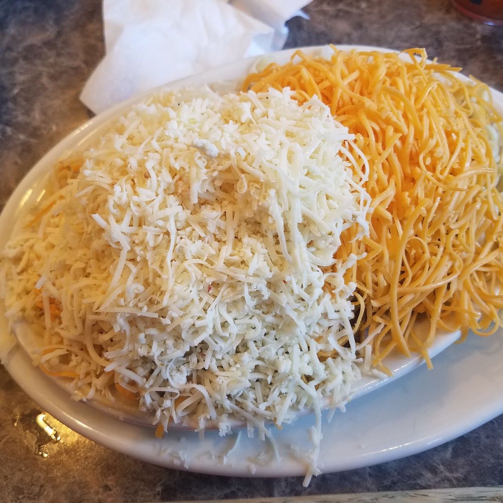 Skyline Chili - This is a medium 4-way with half cheddar and half habanero cheese - Fast Food Near Me - Cincinnati, Ohio Skyline Chili - This is a medium 4-way with half cheddar and half habanero cheese - Fast Food Near Me - Cincinnati, Ohio