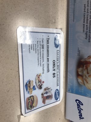 Menu photo 3 Culver's Westminster, CO