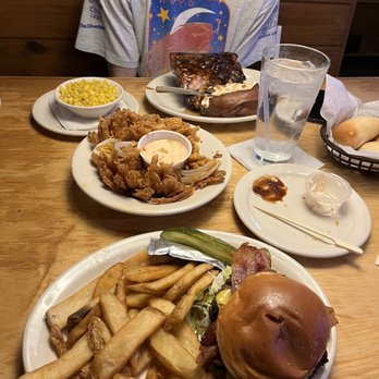 Texas Roadhouse - Blooming onion, bacon cheeseburger, ribs and loaded sweet potato - Steakhouses Near Me - Harvey, Louisiana Texas Roadhouse - Blooming onion, bacon cheeseburger, ribs and loaded sweet potato - Steakhouses Near Me - Harvey, Louisiana