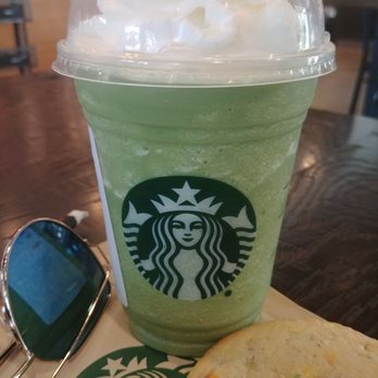Starbucks - Matcha Green Tea Frappacino with Sprinkle Sugar Cookie - Coffee & Tea Near Me - San Antonio, Texas Starbucks - Matcha Green Tea Frappacino with Sprinkle Sugar Cookie - Coffee & Tea Near Me - San Antonio, Texas