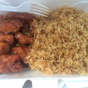 Grand Oriental - Half eaten General Tso's (and nice surprise there's more under the rice!!) it's delicious and out in 4 min - Dim Sum Near Me - Cincinnati, Ohio Grand Oriental - Half eaten General Tso's (and nice surprise there's more under the rice!!) it's delicious and out in 4 min - Dim Sum Near Me - Cincinnati, Ohio