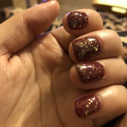 Gigi Nails & Spa - SNS with gel top