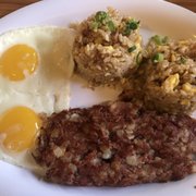 Corned Beef Hash Eggs Menu Hawaiian Style Cafe Hilo Hilo