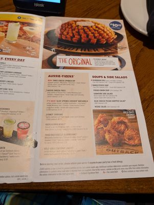Menu photo 3 Outback Steakhouse Goldsboro, NC Menu photo 3 Outback Steakhouse Goldsboro, NC