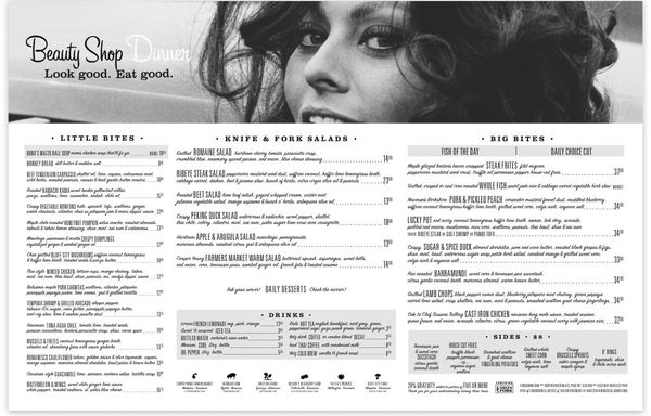 Menu photo 1 Beauty Shop Restaurant Memphis, TN