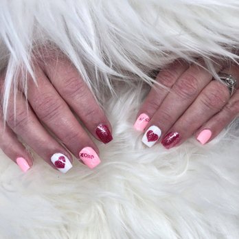 Frenzy Salon - Valentine nails - Hair Salons Near Me - Calgary, Alberta