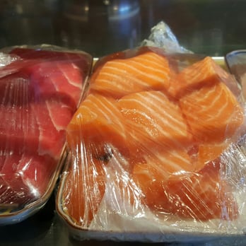 Crazy Fish - Gorgeous, fresh salmon and tuna! They get these in fresh on Thursdays. - Sushi Bars Near Me - Albuquerque, New Mexico