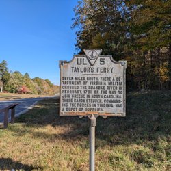 Taylor's Ferry Historical Marker - Taylor's Ferry Historical Marker, Boydton