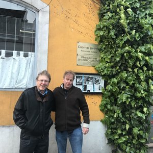 Photo of Come Prima - Lisbon, Portugal. Steve and The Hawwk about to have an incredible dinner at Come Prima