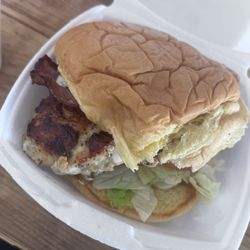 Smashville Burgers and Tots - Bacon Chicken Ranch Sandwich