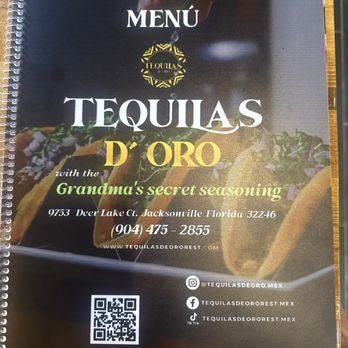 Tequilas D Oro - Menu - Mexican Near Me - Jacksonville, Florida Tequilas D Oro - Menu - Mexican Near Me - Jacksonville, Florida