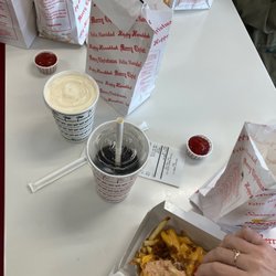In-N-Out Burger - Animal style fries and vanilla shake