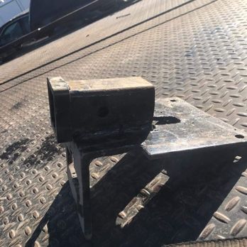 Payne's Welding Service - Custom fabricated Removable Reese hitch on flatbed tow truck wheel lifr..Allows for Tow truck to safely connect trailer - Metal Fabricators Near Me - Abington, Massachusetts Payne's Welding Service - Custom fabricated Removable Reese hitch on flatbed tow truck wheel lifr..Allows for Tow truck to safely connect trailer - Metal Fabricators Near Me - Abington, Massachusetts
